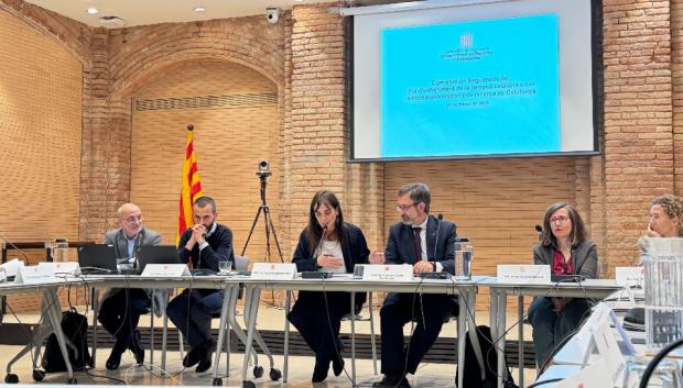 Sesión de trabajo de este lunes con los consejeros Núria Montserrat y Francesc Xavier Vila