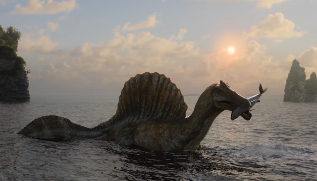 Escena de la película Los dinosaurios