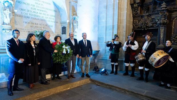 Homenaje a Rosalía de Castro en el Panteón de Gallegas Ilustres

XUNTA DE GALICIA / Europa Press
23/2/2026