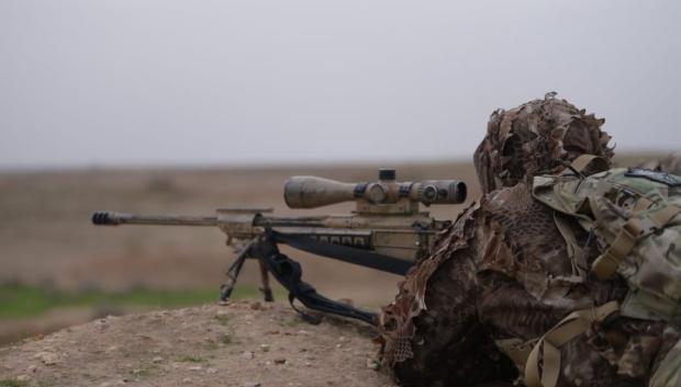 Ejercicio de ataque de precisión del Grupo Táctico de Operaciones Especiales español en Irak