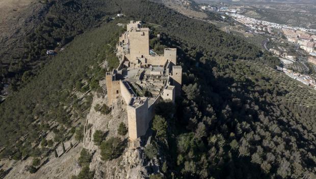 Castillo de Santa Catalina, sobre la ciudad de Jaén