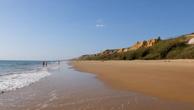 Bañistas en Doñana
