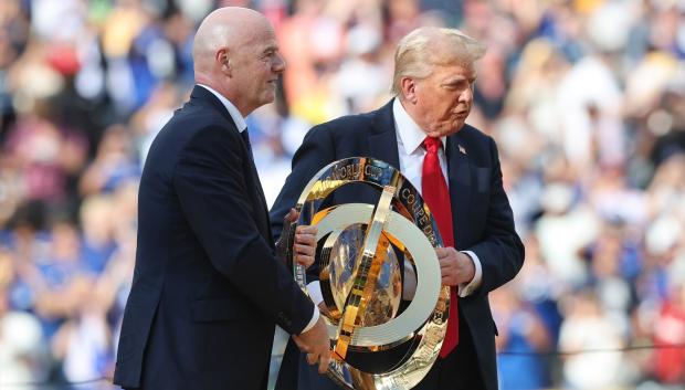 Donald Trump y Gianni Infantino