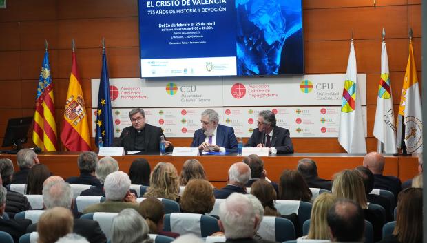 Imagen del acto celebrado este jueves en el Palacio de Colomina