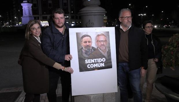 El candidato de Vox a la Presidencia de la Junta de Castilla y León, Carlos Pollán, en un acto previo al inicio de campaña