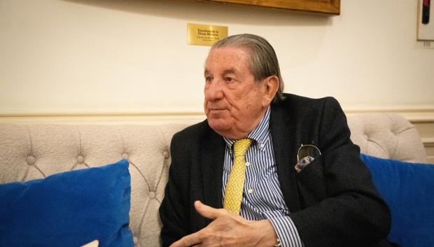 Francisco Vázquez, en un momento de la entrevista