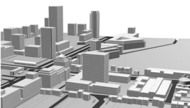 Esquema del nuevo complejo del Ministerio de Defensa en El Viso