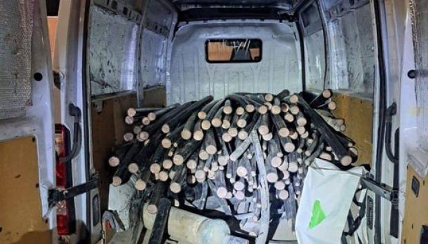 El vehículo iba hasta los topes