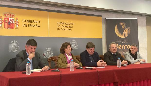 Pimentel, Calvo, García Montero, González Ferrín y Rodríguez