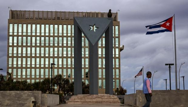 Imagen de la embajada de Estados Unidos en La Habana (Cuba)