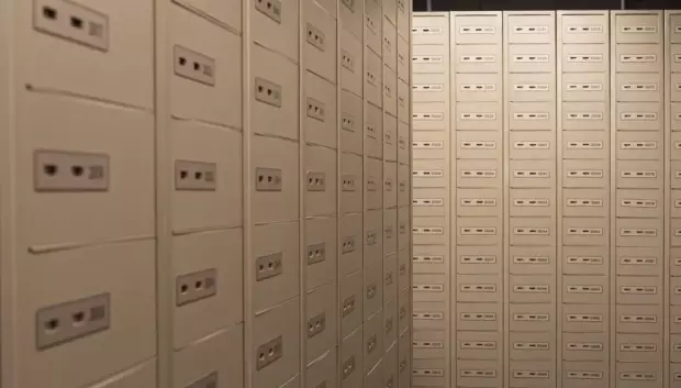 Interior de la cámara acorazada más grande de España