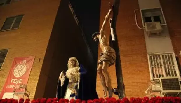 El Cristo del Perdón y la Virgen de la Misericordia, la primera procesión de la Semana Santa Madrileña