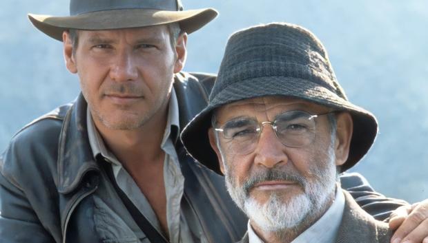Harrison Ford y Sean Connery, padre e hijo emblemático en Indiana Jones