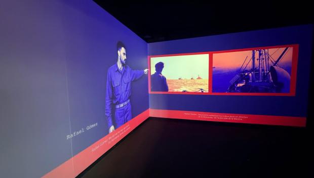 Interior del Chalé de la Reina, reformado expresamente para albergar la muestra