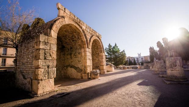 Ruinas del Fórum de la Colonia y el Pretorio en Tarragona