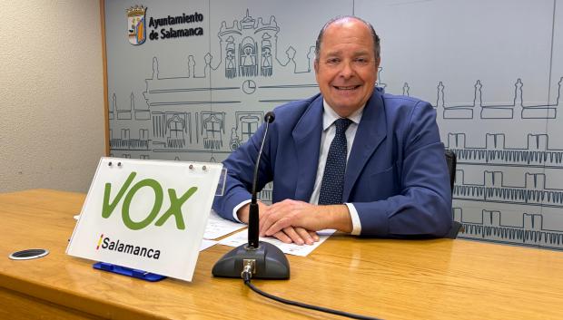 Ignacio Rivas, portavoz de Vox en el Ayuntamiento de Salamanca