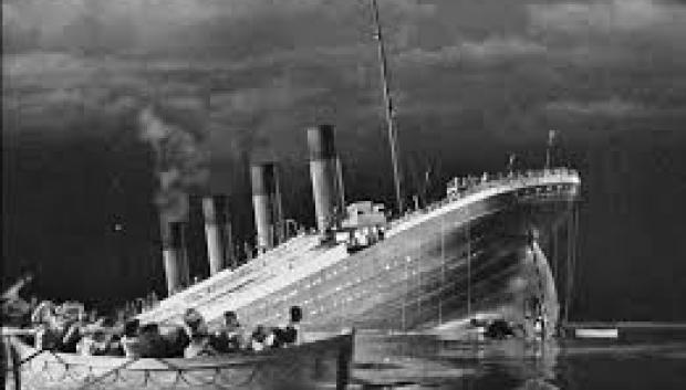 El hundimiento del Titanic