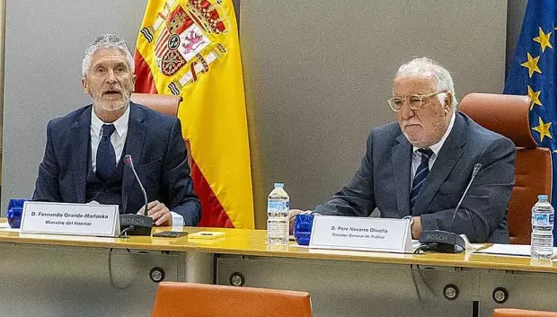 Pere Navarro y Grande Marlaska no lograron sacara adelante la medida