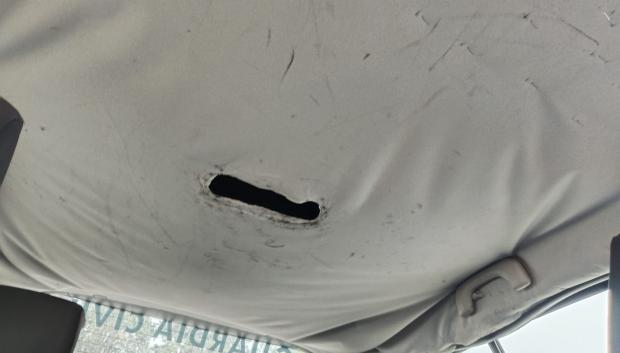 Interior de uno de los vehículos