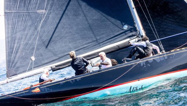 Alibaba, durante una de las pruebas de Sangenjo