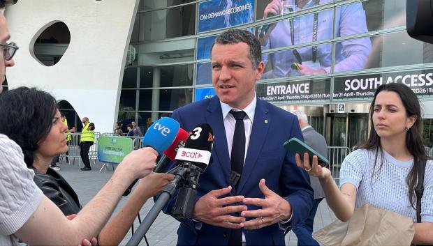 El consejero de Agricultura de la Generalitat, Òscar Ordeig, este miércoles