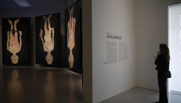 Una parte de la exposición dedicada al artista en París