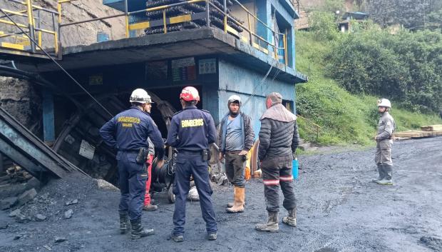 Imagen difundida por el Departamento de Bomberos de Cundinamarca