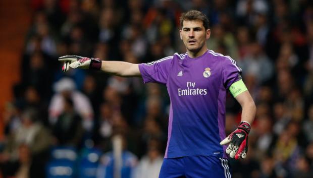 Iker Casillas, en un partido con el Real Madrid en 2014