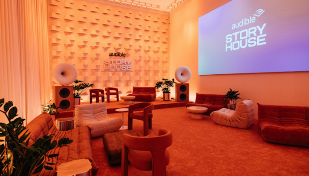 Una de las salas de Audible Story House