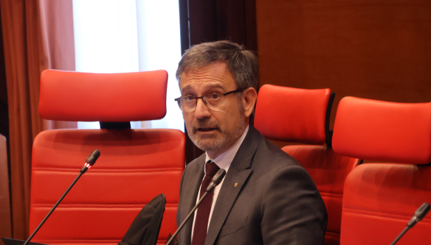 El consejero de Política Lingüística de la Generalitat, Francesc Xavier Vila, este miércoles