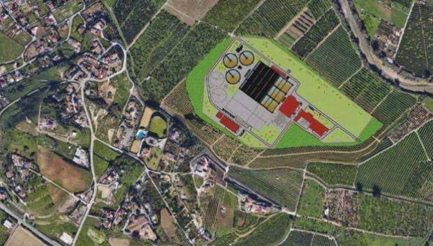 Proyecto de la macrodepuradora en un enclave agrícola importante para Málaga