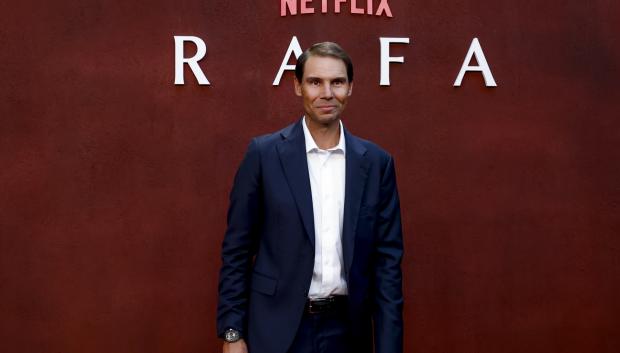 Rafa Nadal, durante la presentación de su documental