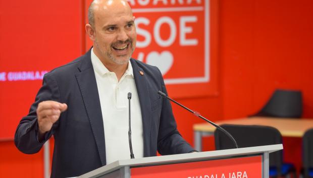 El secretario general del PSOE en la provincia de Guadalajara, Pablo Bellido