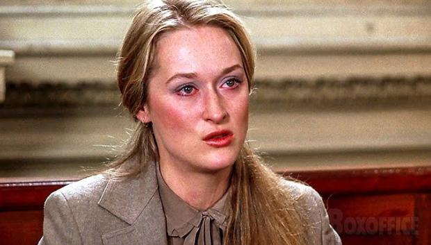 La actriz Meryl Streep en Kramer contra Kramer