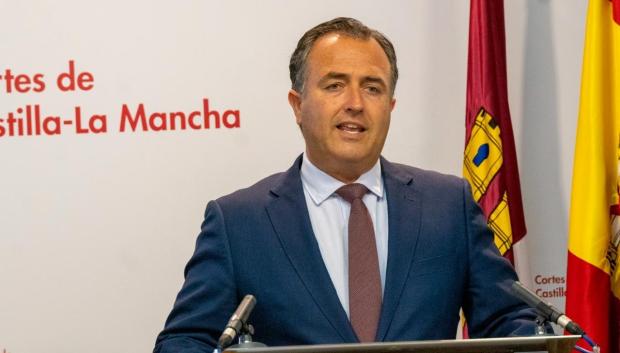 El presidente del Grupo Parlamentario Vox, David Moreno