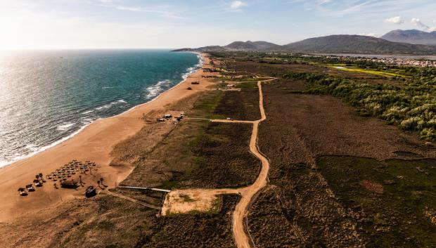 Playa de Ada Bojana en Montenegro