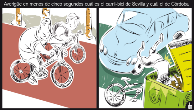 Carriles-bici comparados