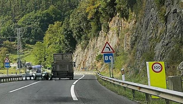 La AP-8 cuenta con numerosos radares en este tramo