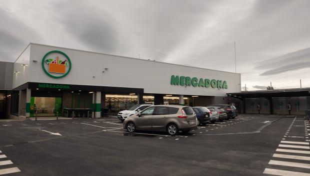 Exterior del Mercadona de Astorga, en León