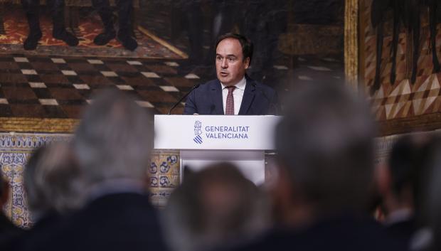 Imagen del presidente de la Generalitat Valenciana, Juanfran Pérez Llorca
