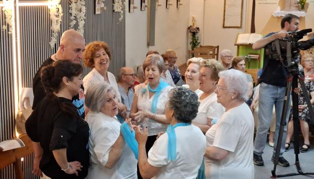 Feligresas de la parroquia de Sant Joaquim de Santa Coloma de Gramenet