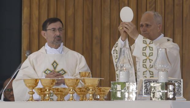 El papa León XIV oficia la misa del Corpus Christi este domingo en la Plaza de Cibeles de Madrid