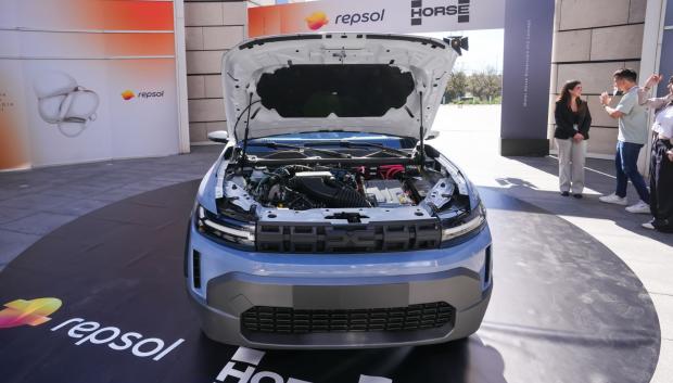 El motor montado en un coche de la marca Dacia