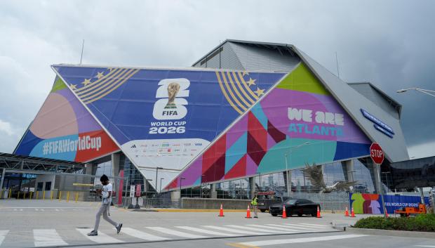 Loa aledaños del estadio Atlanta en el que debutará España en el Mundial 2026