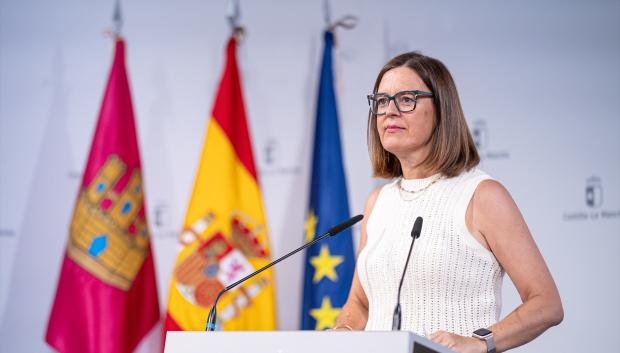 La consejera Portavoz del Gobierno regional, Esther Padilla
