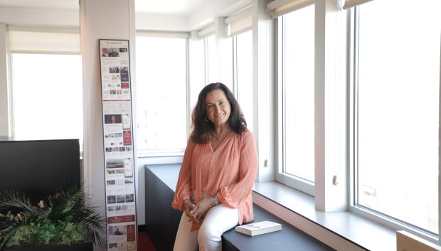 Edurne Uriarte, autora de "La batalla de las palabras para una nueva derecha" y diputada del PP