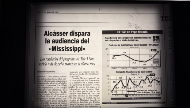 Imagen del recorte de prensa de la audiencia del Mississippi