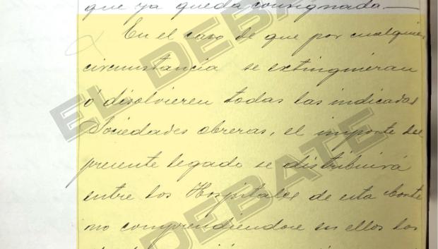 Testamento de Cesáreo del Cerro