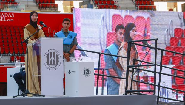 Imagen del momento del discurso