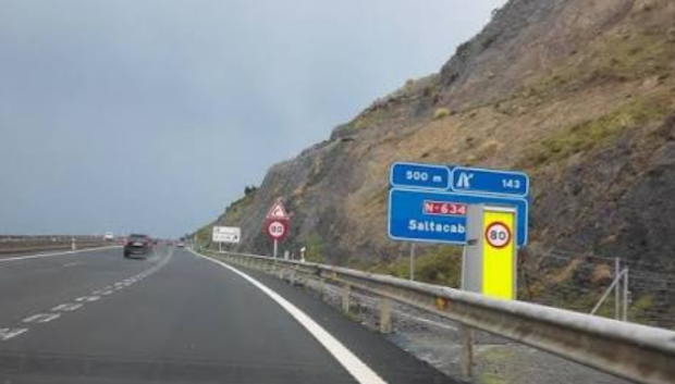 Cada vez más tramos están limitados por debajo de 120 km/h